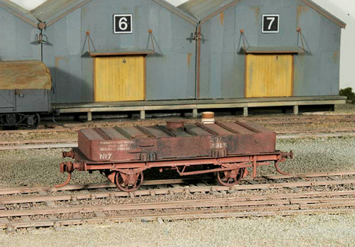 Models of wagons associated with the production and transport of Pintsch gas on the VR
